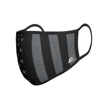 Load image into Gallery viewer, Grey USA Flag Flat Loops