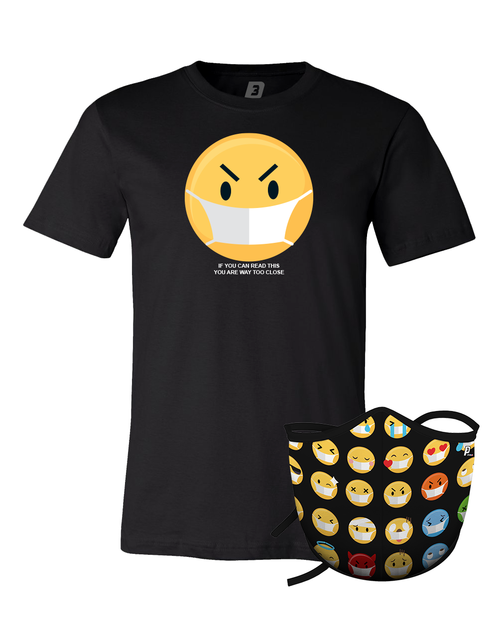 Mask Emoji Pack (Men's/Unisex)