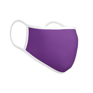 Purple Solid Flat Loops