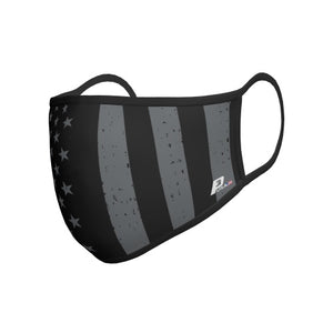 Grey USA Flag Flat Loops