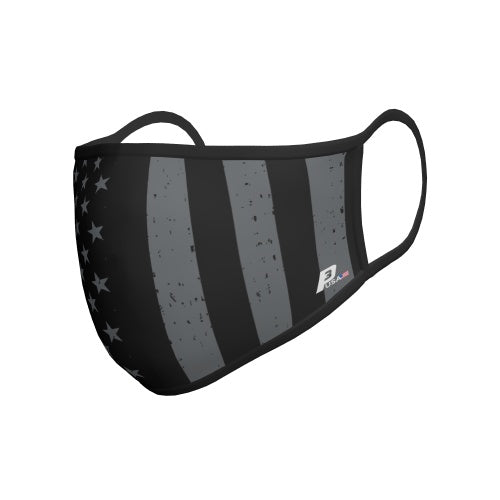 Grey USA Flag Flat Loops